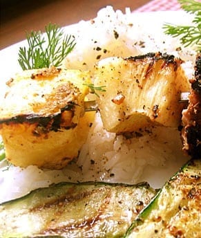 Pineapple Brochette Pineapple Brochette